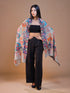 Women's Pure Wool Faux Pashmina Kalamkari Printed Embroidery Stole